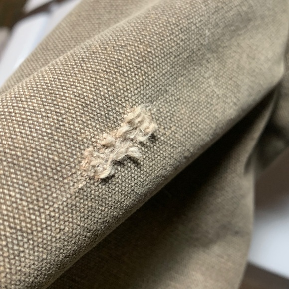 Carhartt Vintage Dark Brown Distressed Coat with Hood Size L - Picture 8 of 8